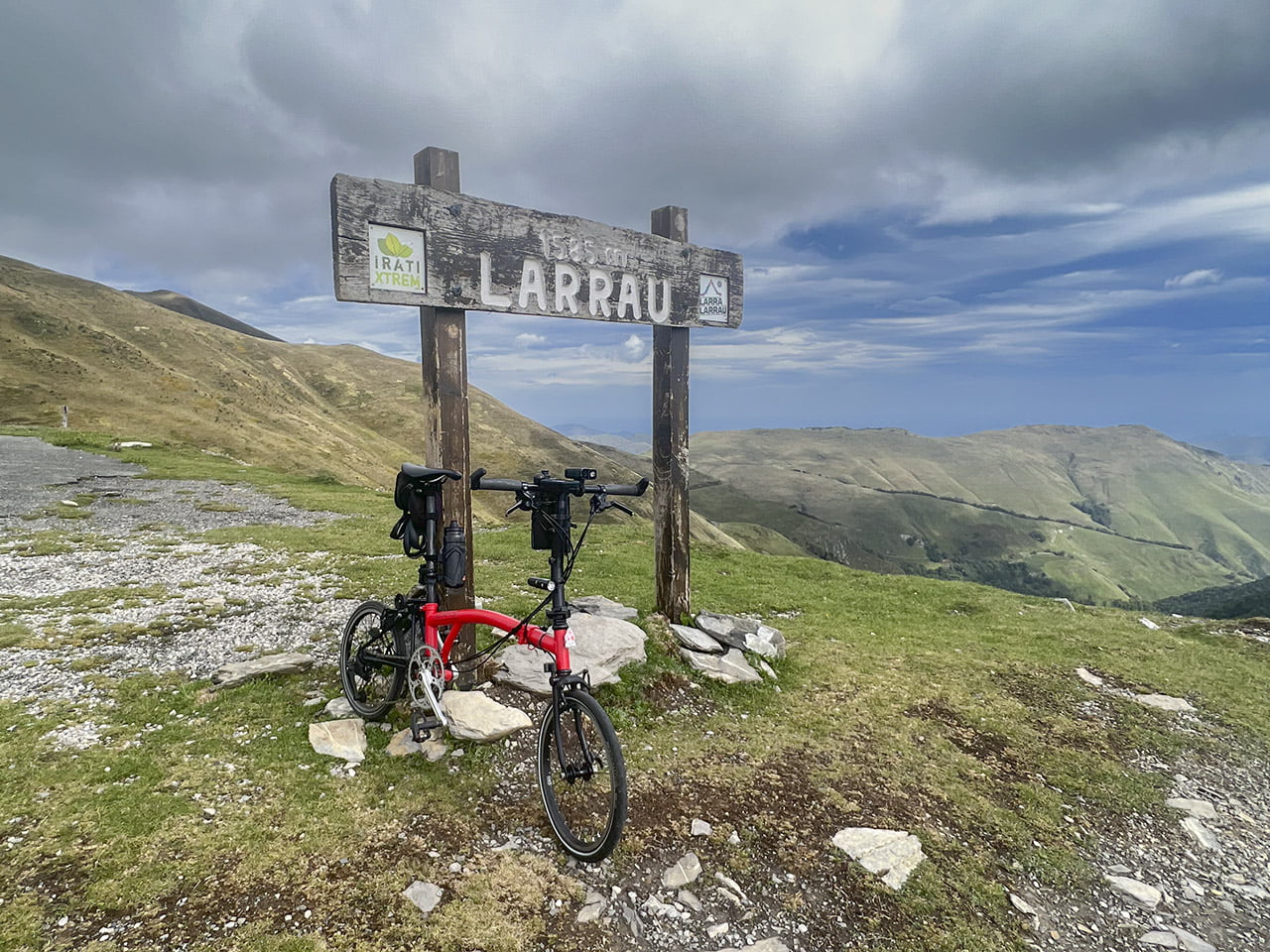 Port de Larrau from Logibar, TdF 100 No. 1 Port de Larrau from Logibar, TdF 100 No. 1