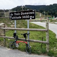 Ax Trois Domaines / Plateau de Bonascre out of Ax les Thermes Tdf 100 No. 27 Ax Trois Domaines / Plateau de Bonascre