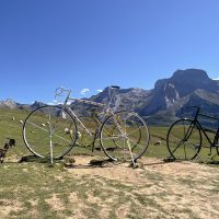 and the Brompton takes all the jerseys on the Col d' Aubisque and the Brompton takes all the jerseys on the Col d' Aubisque