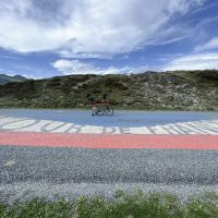 Col de Val Louron-Azet TdF road art Col de Val Louron-Azet TdF road art