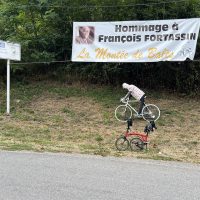 Port de Bales Brompton and Polka dot jersey rider Port de Bales