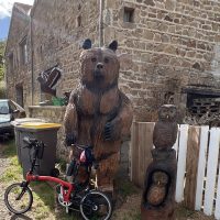 Wood Carving - Col de la Croix-de-l'Homme Mort , Montbrison Wood Carving Col de la Croix-de-l'Homme Mort