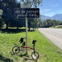 Col de Latrape from Aulus-les-Bains, TdF 100 No. 21 Col de Latrape from Aulus-les-Bains