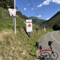 start of Col de Marie-Blanque climb start of Col de Marie-Blanque climb