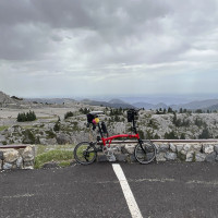 Col du Soudet - empty car park ski village Col du Soudet - empty car park ski village