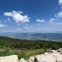 Col du Grand Colombier towards Le Rhone Col du Grand Colombier towards Le Rhone