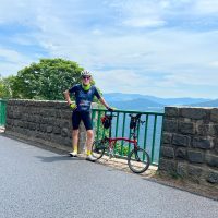 Col de la Schlucht - trying to look at ease Col de la Schlucht - trying to look at ease