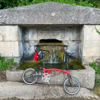 Napoleon drank here on the Col de la Faucille Napoleon drank here on the Col de la Faucille