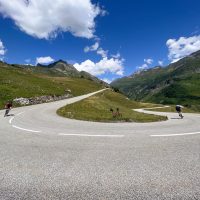 Perfect timing on the Cormet de Roselend Perfect timing on the Cormet de Roselend
