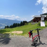 Col de Joux Plane cafe stop Col de Joux Plane cafe stop