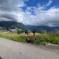 Col des Saisies - incoming Col des Saisies - incoming