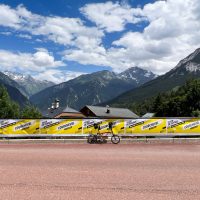 the tour road at Courchevel the tour road at Courchevel