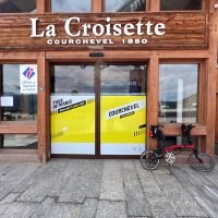 the only place open at Courchevel the only place open at Courchevel