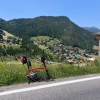 Col de Aravis over Le Clusaz Col de Aravis over Le Clusaz
