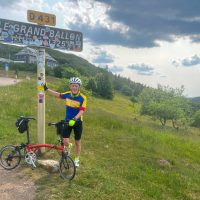 Trying to smile at the Grand Ballon Trying to smile at the Grand Ballon