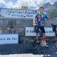 Still breathing, just, on the Col du Glandon Still breathing, just, on the Col du Glandon
