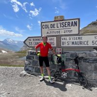 Looking 'cool' on the Col de l'Iseran Looking 'cool' on the Col de l'Iseran