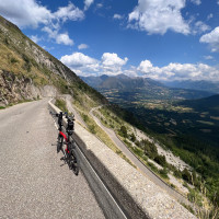 Col du Noyer bends Col du Noyer bends