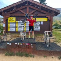 On the podium Alpe d'Huez On the podium Alpe d'Huez