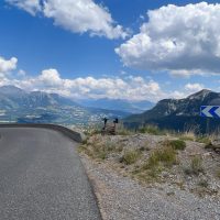 The wall might stop the bike, but what about me? Col du Noyer The wall might stop the bike, but what about me? Col du Noyer