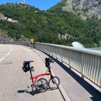 On the dam Lac du Chambon On the dam Lac du Chambon