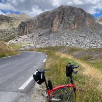 on the way to the Cime de la Bonette on the way to the Cime de la Bonette
