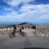 Mont Ventoux towards the radar station Mont Ventoux towards the radar station